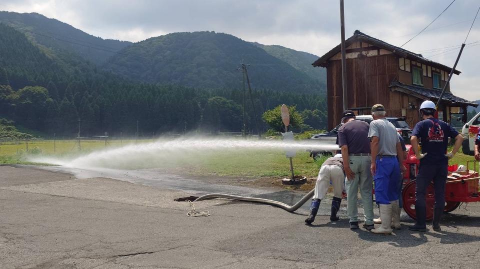 角川区総合防災訓練に参加しました（橡生の里）