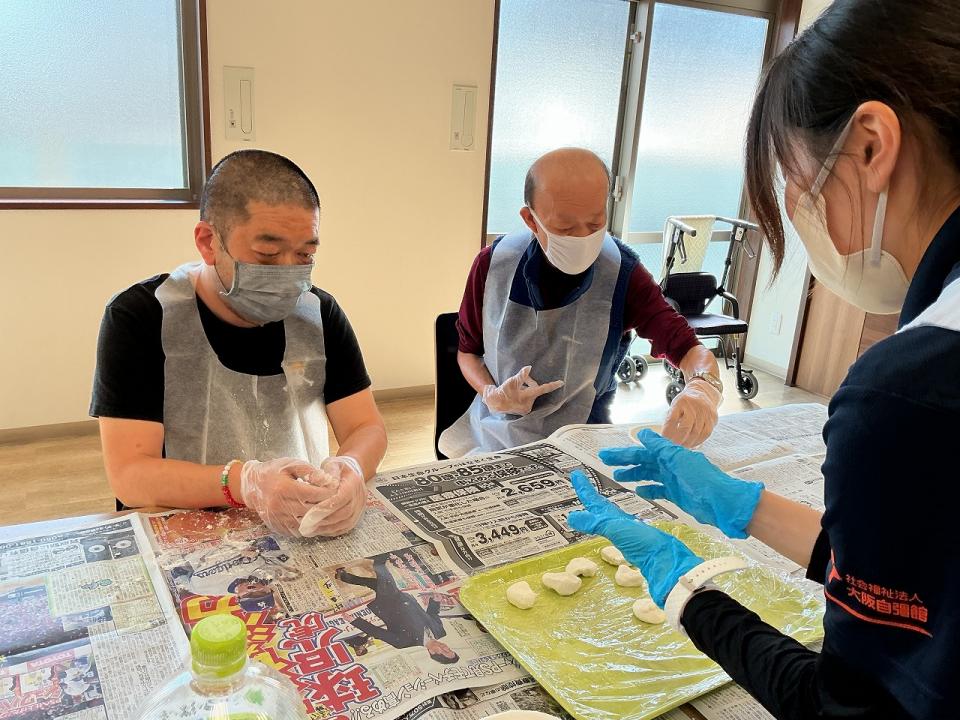 白玉団子を作りました（JIKYO）