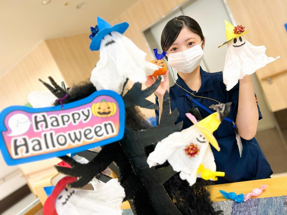 ハロウィンの飾りつけ（いまみや）