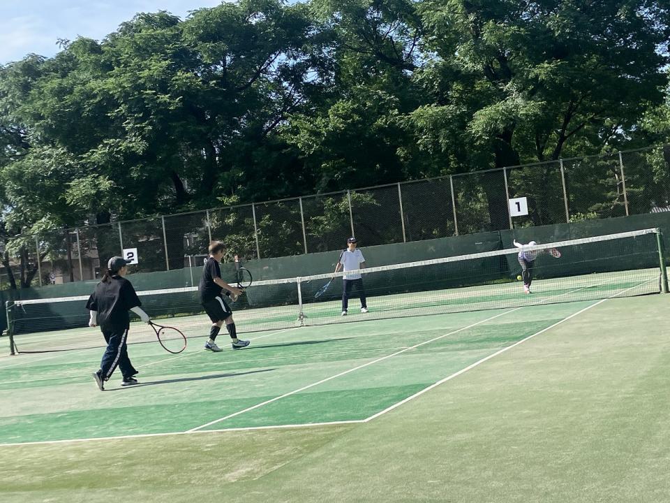 テニス部、本格的に再始動しました！